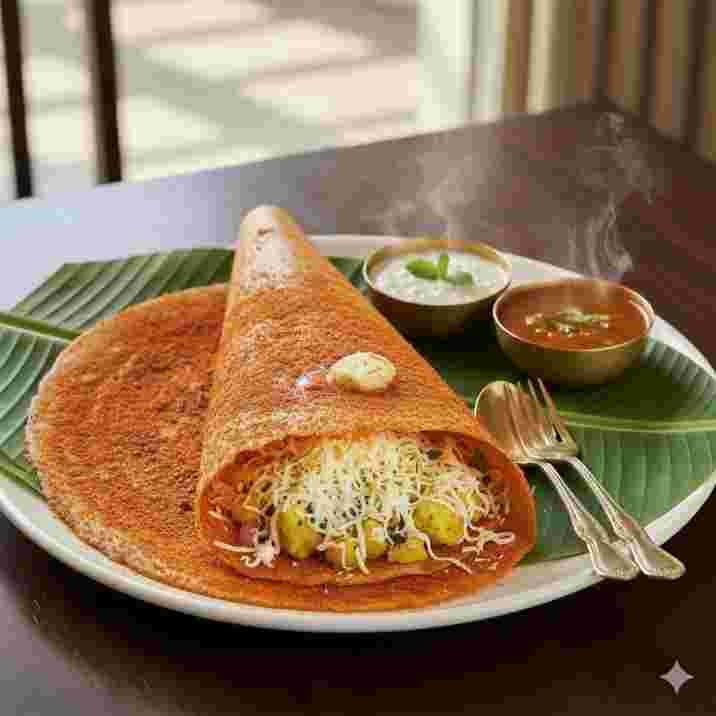 Cheese Masala Dosa